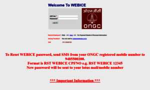 Webice.ongc.co.in thumbnail