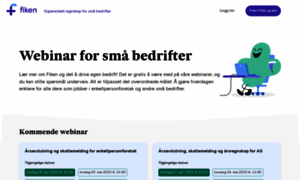 Webinar.fiken.no thumbnail