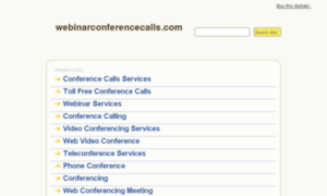 Webinarconferencecalls.com thumbnail