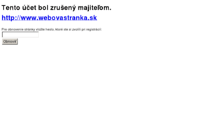 Webka.webovastranka.sk thumbnail