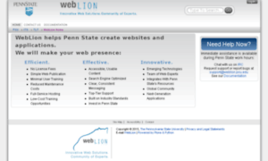 Weblion.psu.edu thumbnail