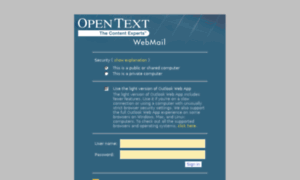 Webmail-na.opentext.com thumbnail