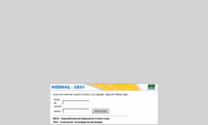 Webmail-sbsv.infraero.gov.br thumbnail