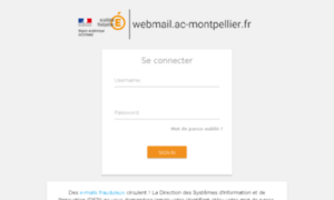 Webmail.ac-montpellier.fr thumbnail