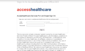 Webmail.accesshealthcare.co thumbnail