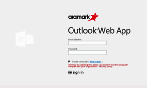 Webmail.aramark.com thumbnail