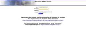 Webmail.ens-cachan.fr thumbnail