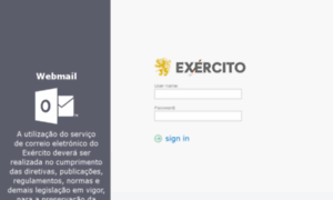 Webmail.exercito.pt thumbnail