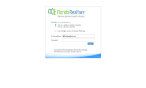 Webmail.floridarealtors.org thumbnail