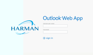 Webmail.harman.com thumbnail