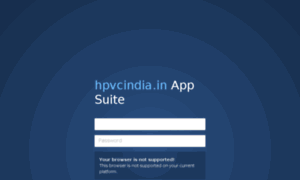 Webmail.hpvcindia.in thumbnail