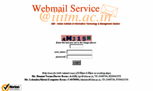 Webmail.iiitm.ac.in thumbnail