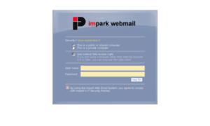 Webmail.impark.com thumbnail