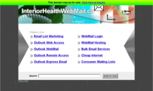 Webmail.interiorhealthwebmail.ca thumbnail