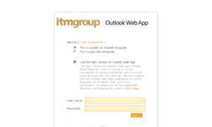 Webmail.itmgroup.eu thumbnail