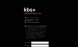 Webmail.kbsp.com thumbnail