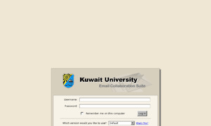 Webmail.ku.edu.kw thumbnail