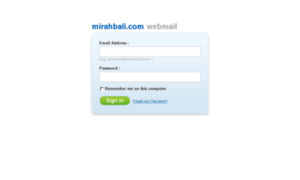 Webmail.mirahbali.com thumbnail