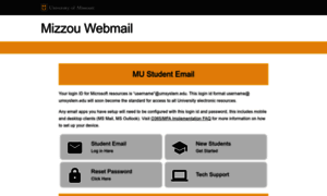 Webmail.missouri.edu thumbnail