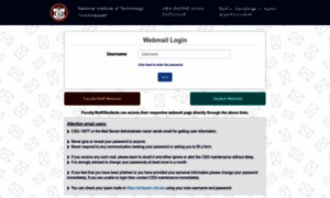Webmail.nitt.edu thumbnail