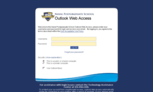 Webmail.nps.edu thumbnail