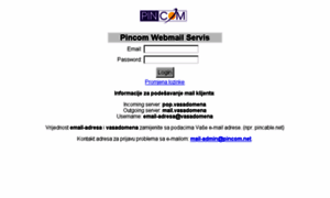 Webmail.pincom.net thumbnail