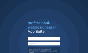 Webmail.professional-webdesigners.in thumbnail