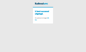 Webmail.radboudumc.nl thumbnail