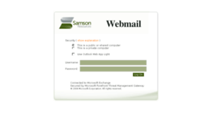 Webmail.samson.com thumbnail