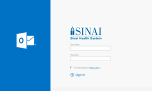 Webmail.sinai.org thumbnail