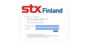 Webmail.stxeurope.fi thumbnail