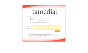 Webmail.tamedia.ch thumbnail