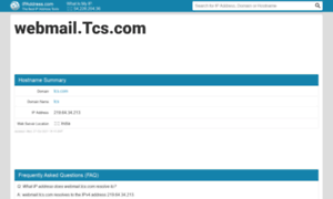 Webmail.tcs.com.ipaddress.com thumbnail