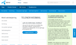 Webmail.telenor.dk thumbnail