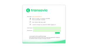 Webmail.transavia.com thumbnail