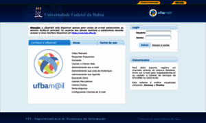 Webmail.ufba.br thumbnail