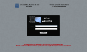 Webmail.ugal.ro thumbnail