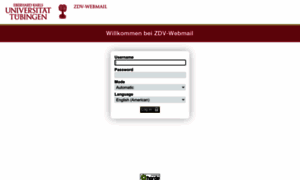Webmail.uni-tuebingen.de thumbnail