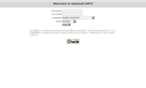 Webmail.univ-avignon.fr thumbnail