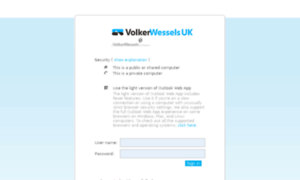 Webmail.volkerrail.co.uk thumbnail