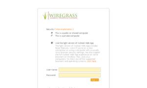 Webmail.wiregrass.edu thumbnail