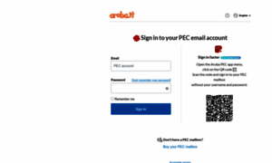 Webmailbeta.pec.it thumbnail