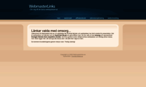 Webmasterlinks.se thumbnail