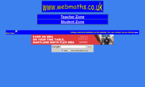 Webmaths.co.uk thumbnail