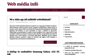 Webmediainfo.hu thumbnail