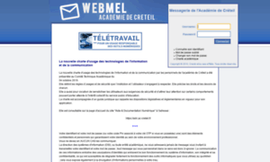 Webmel.ac-creteil.fr thumbnail