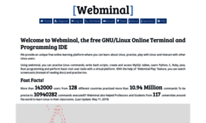 Webminal.org thumbnail