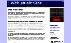 Webmusicstar.com thumbnail