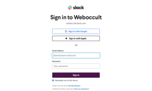 Weboccult.slack.com thumbnail
