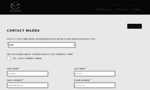 Webpage.mazdausa.com thumbnail